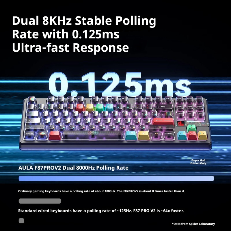AULA F87ProV2 Mechanical Keybo - Keyboard Gaming Mac review and price