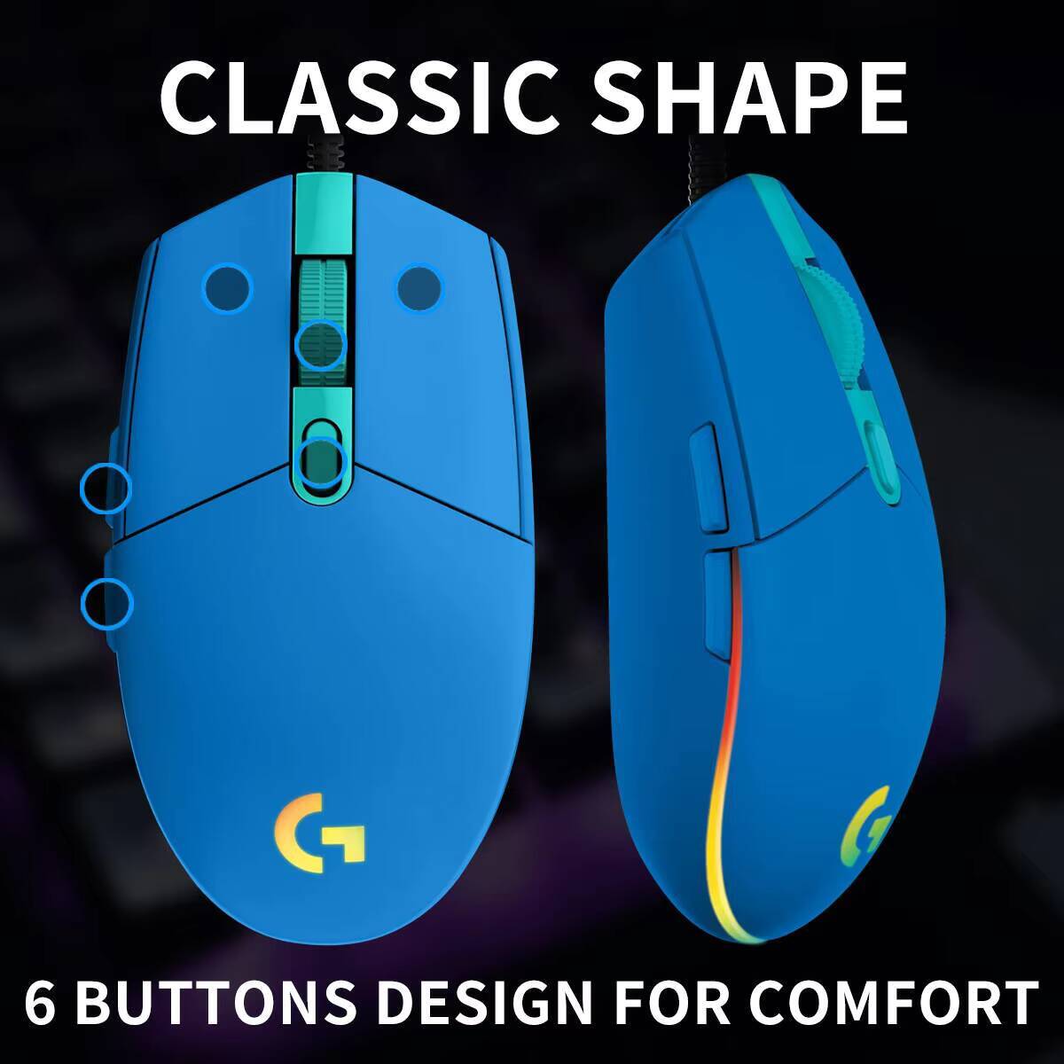 Logitech G203 LIGHTSYNC Gaming - Logitech Mouse G203 review and price
