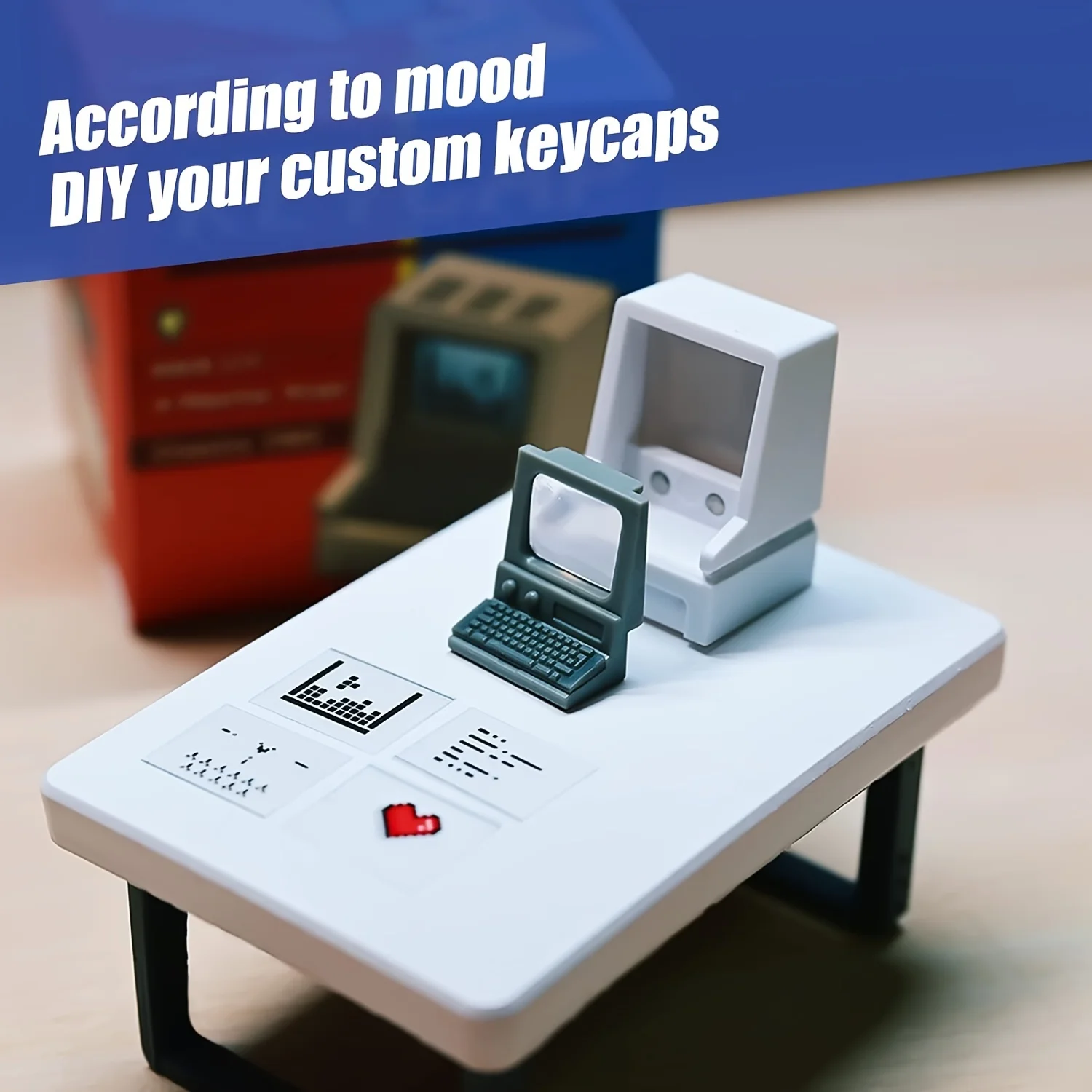 Retro Mac-Inspired Keycaps Dou - Keyboard Gaming Mac review and price