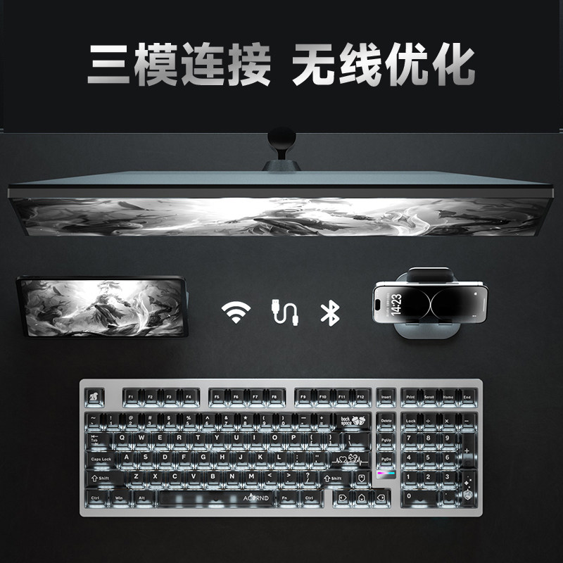 Weika Max102 Aluminum Case Wir - Gaming Keyboard Esports review and price