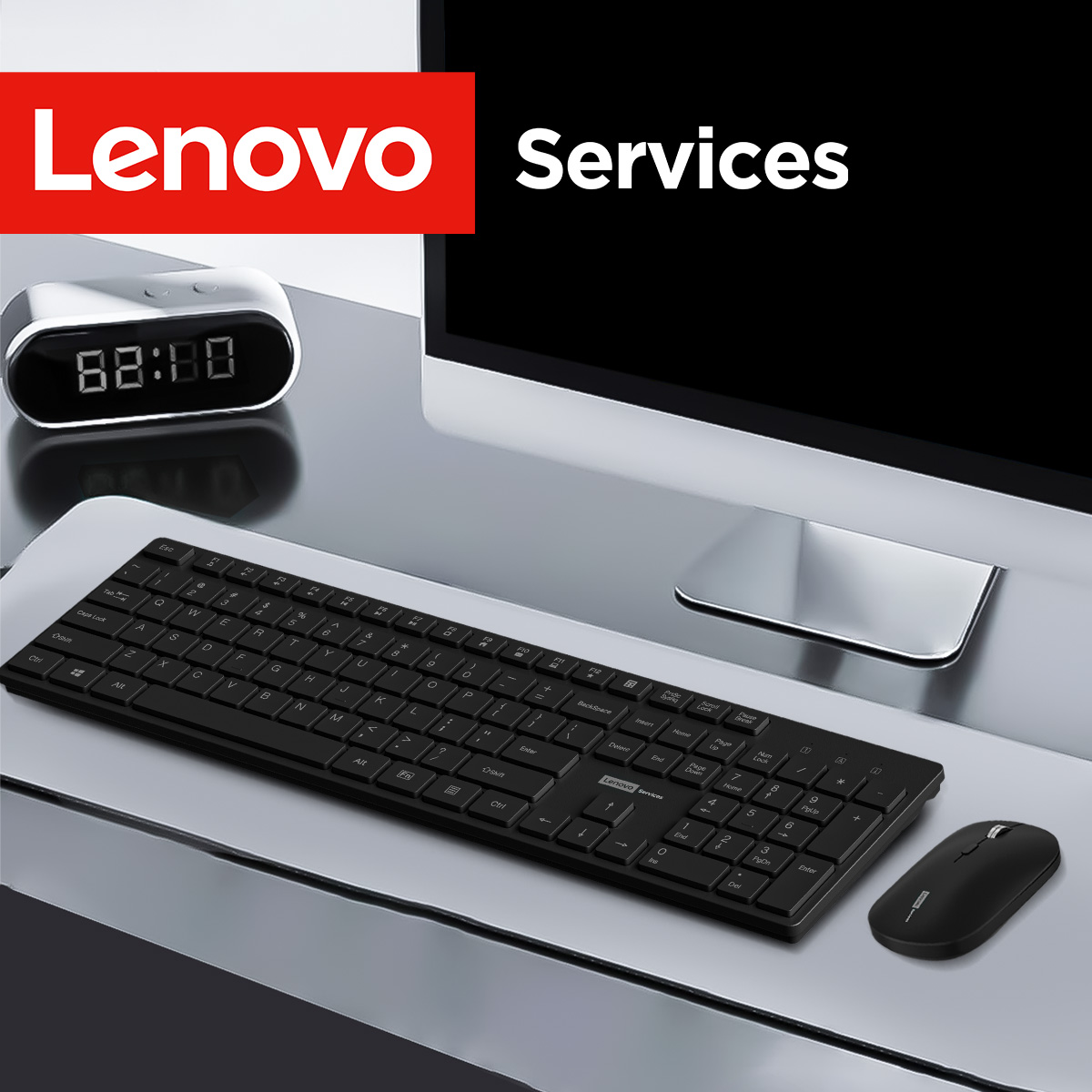 Lenovo KN220 Silent 2.4G Wirel - Gaming Keyboard And Mouse Wireless review and price