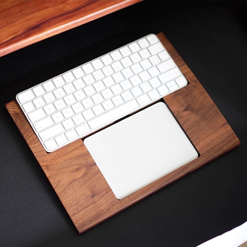 2 in 1 Walnut Solid Wooden Tra - Wrist Rest Wood review and price