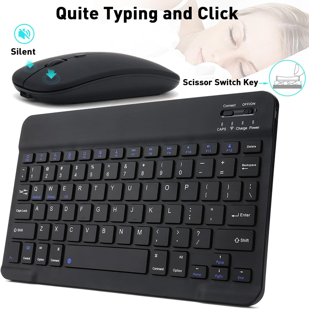 10 lnch Wireless  Bluetooth Mi - Gaming Keyboard And Mouse Wireless review and price