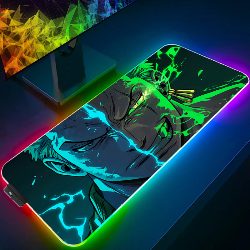 ONE PIECE Zoro Mouse Pad RGB G - Gaming Keyboard Esports review and price