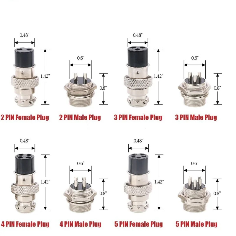 14pcs 7Value 2 3 4 5 6 8 Pin 1 - Aviator Connector Kit review and price
