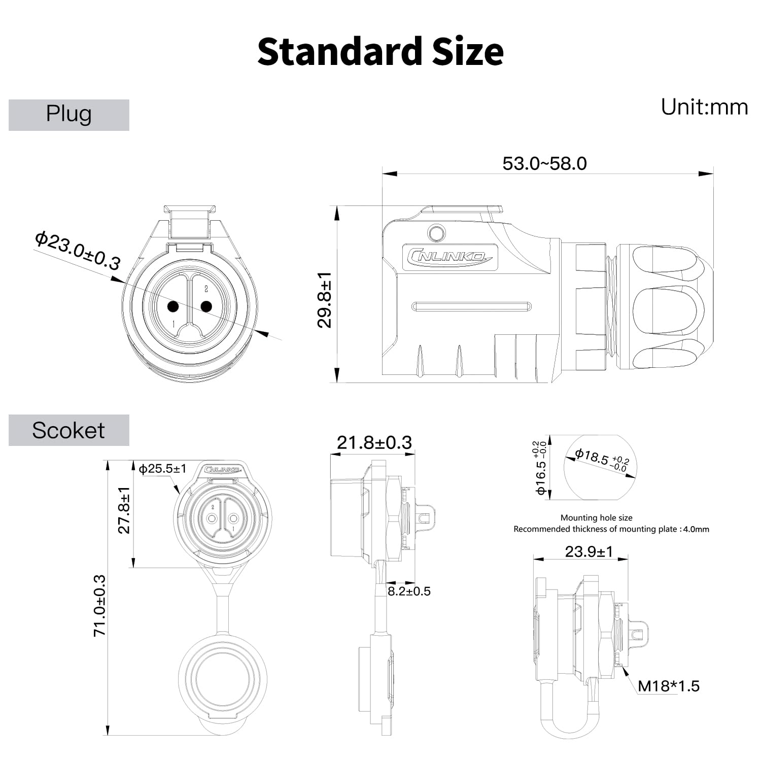 CNLINKO LP-16 Circular Aviatio - Aviator Connector Kit review and price