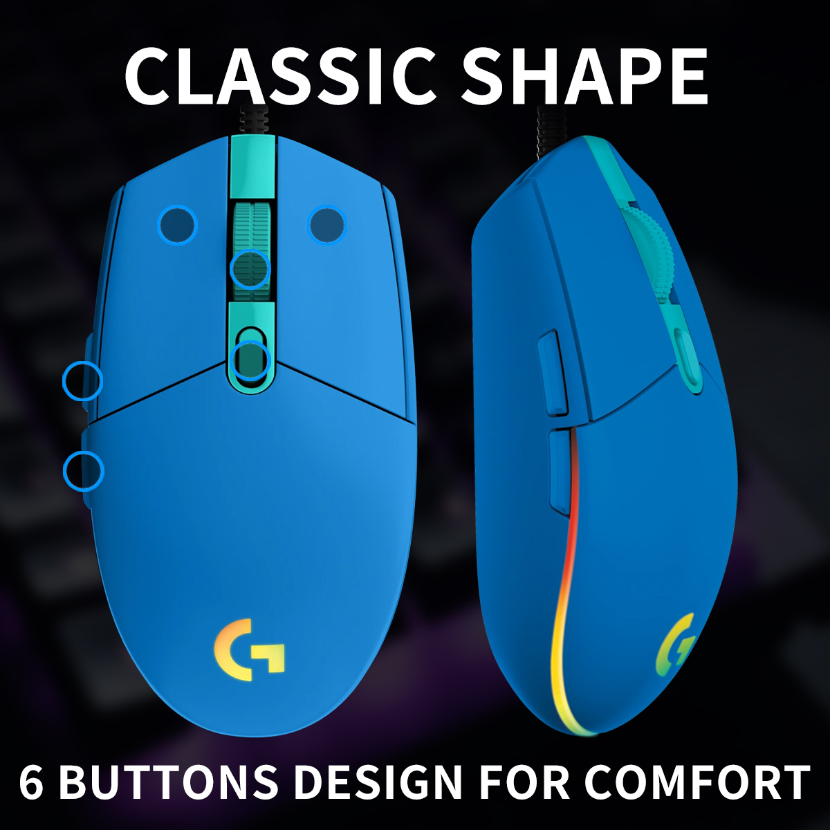 Logitech G203 wired gaming mou - Logitech Mouse G203 review and price