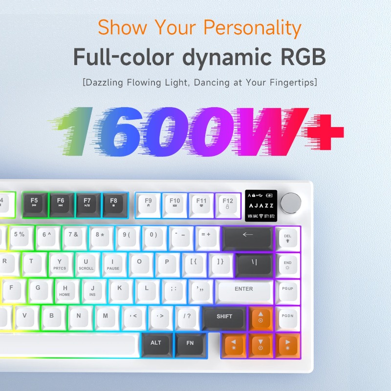 AJAZZ AF82 75% Tri-Mode Keyboa - Keyboard Gaming Mac review and price